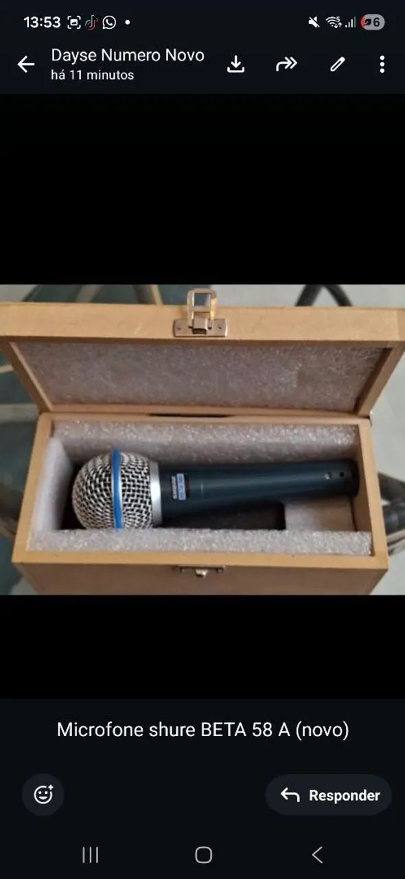 MICROFONE SHURE BETA 58 A