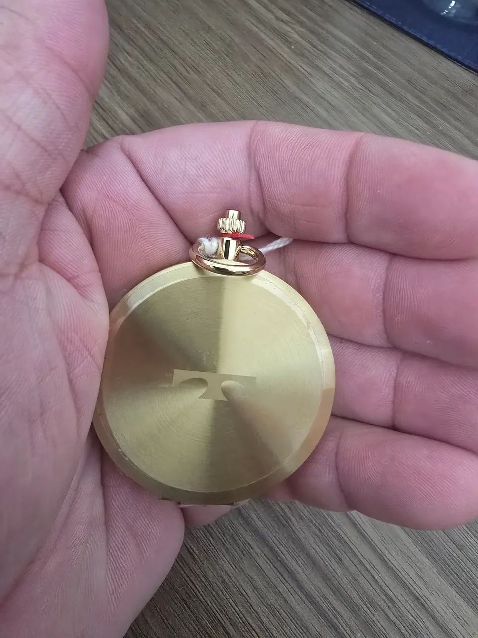 Relogio de Bolso Technos Dourado - Foto 2