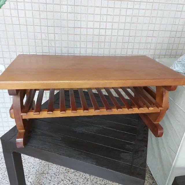 Mesa de centro bem forte e bonita