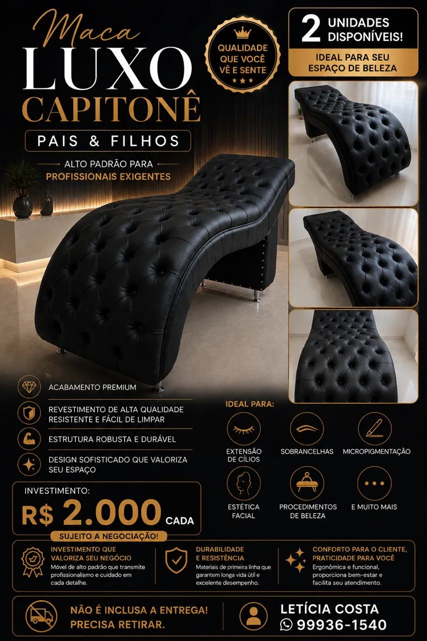 Maca luxo capitonê  - Foto 2