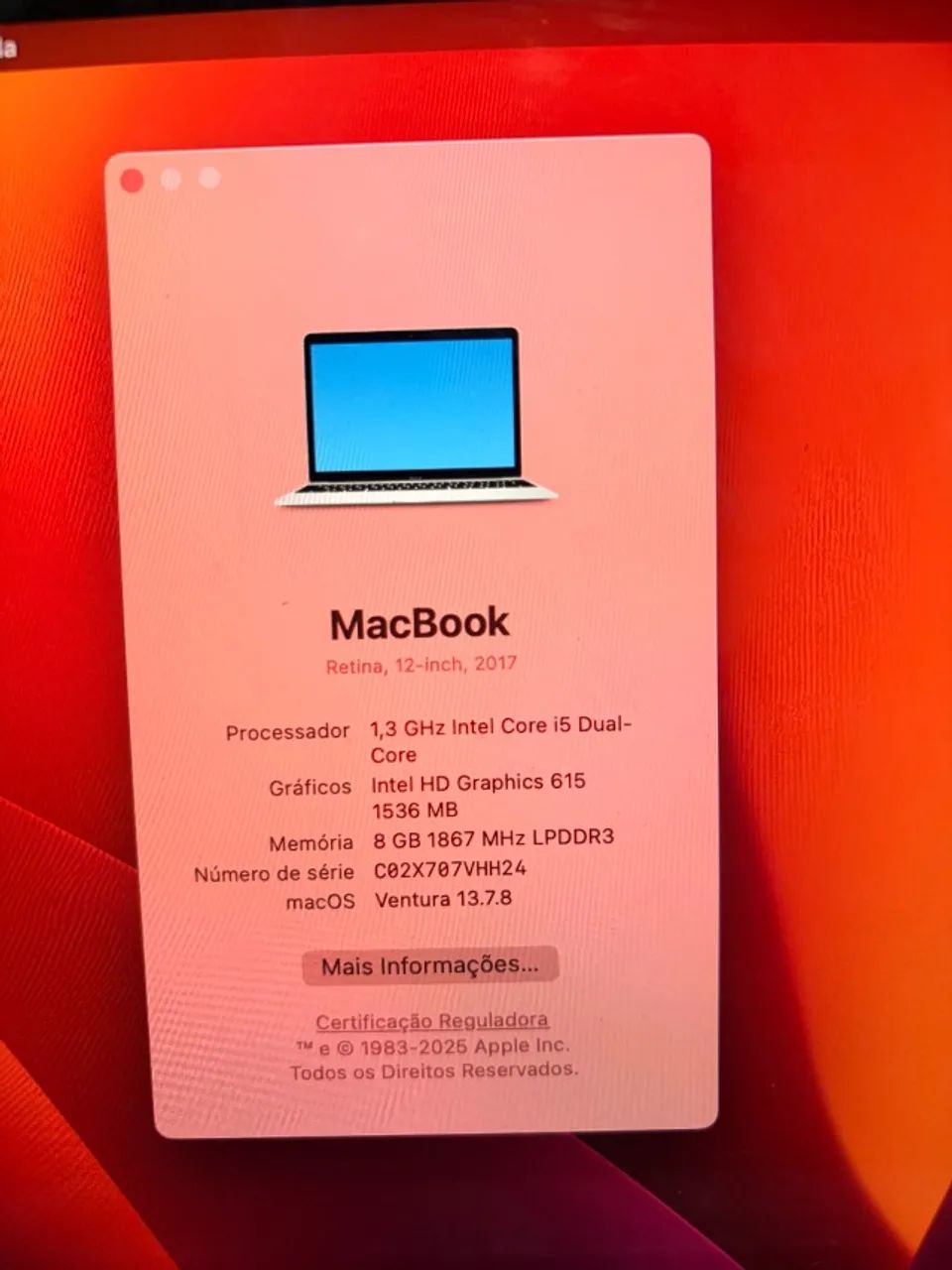 Macbook Retina (2017) 12" RAM 8GB - Ótima Oportunidade - Foto 2