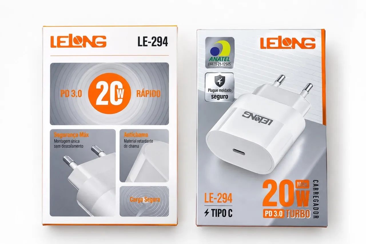 ? Carregador USB-C 20W Turbo Para iPhone e Android - Foto 3