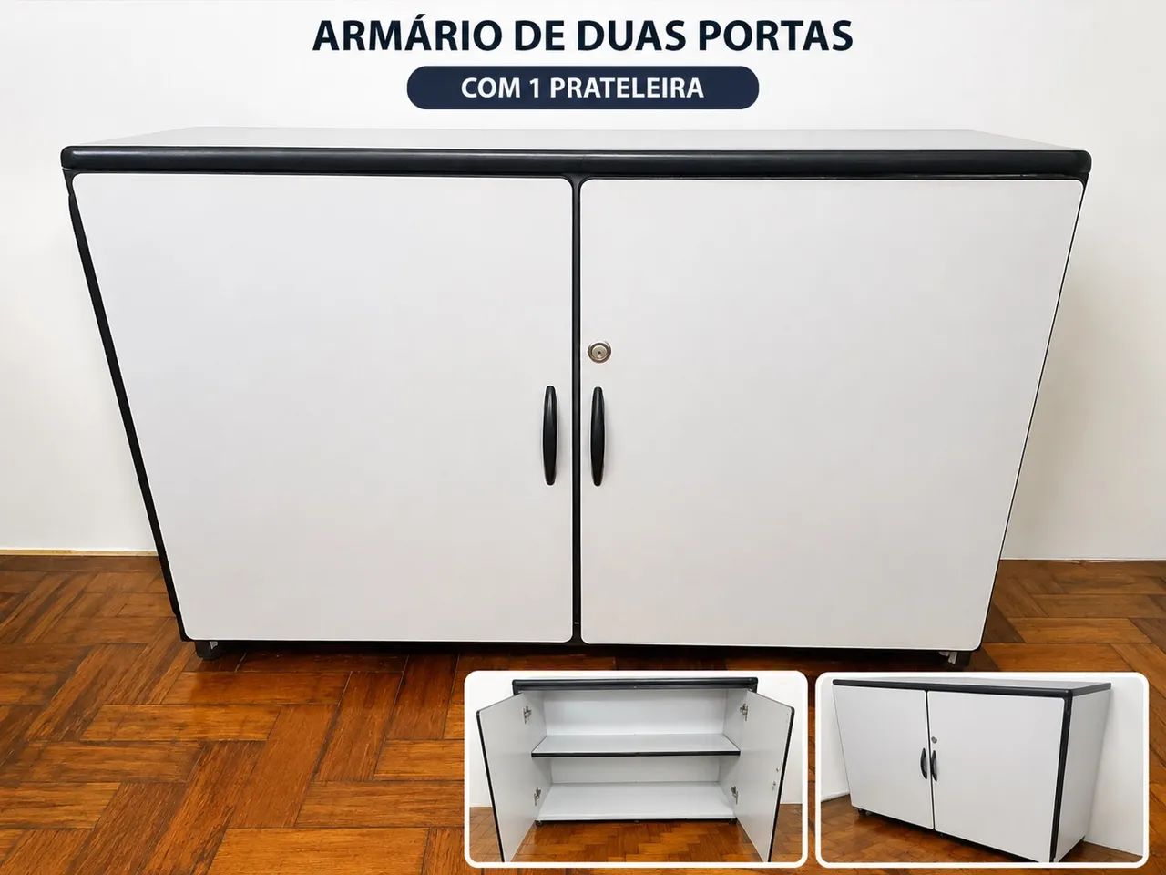 Armário 02 portas e 01 prateleira