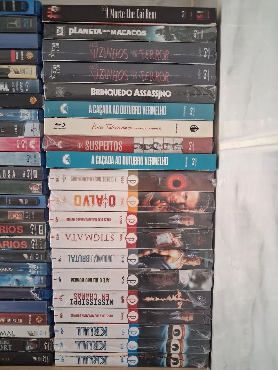 COLEÇÃO DE BLU-RAY ORIGINAIS 