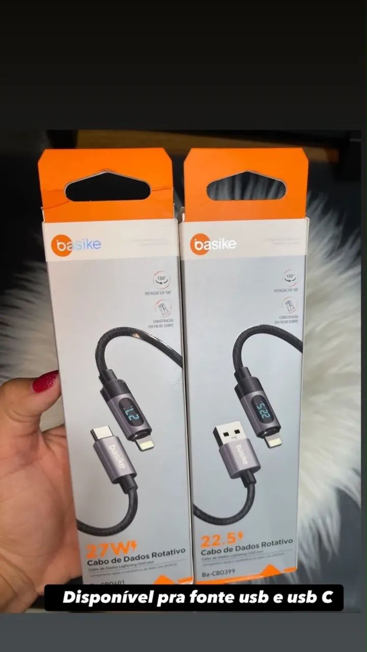 Cabo iPhone Basike com visor