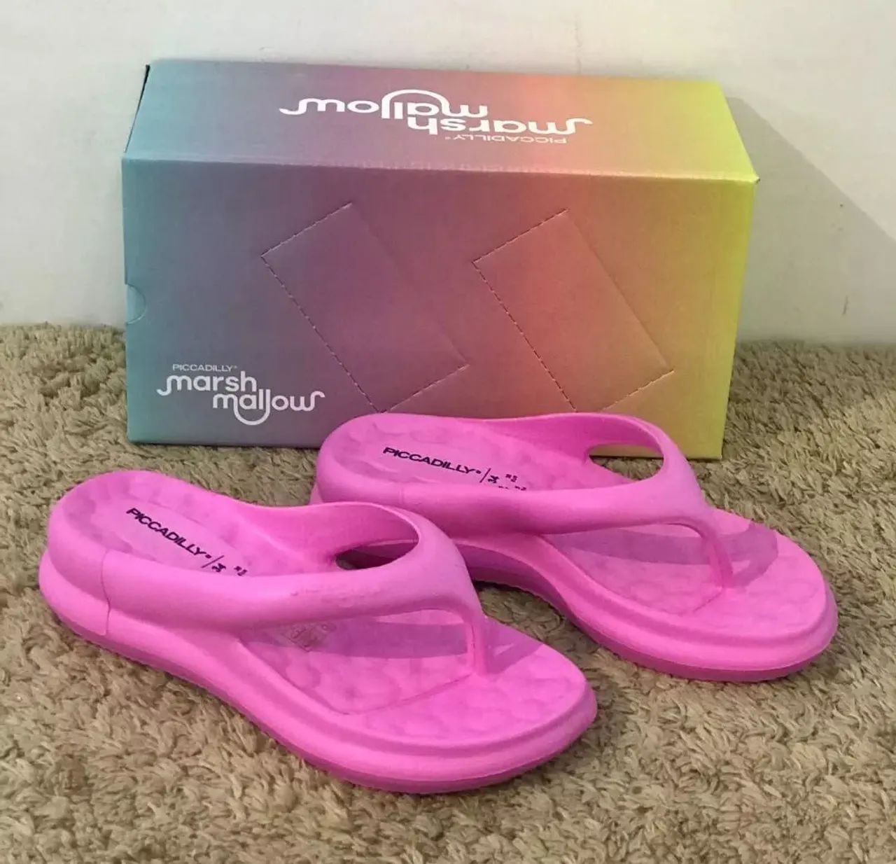 Chinelo nuvem Piccadilly marshmallow - Foto 3