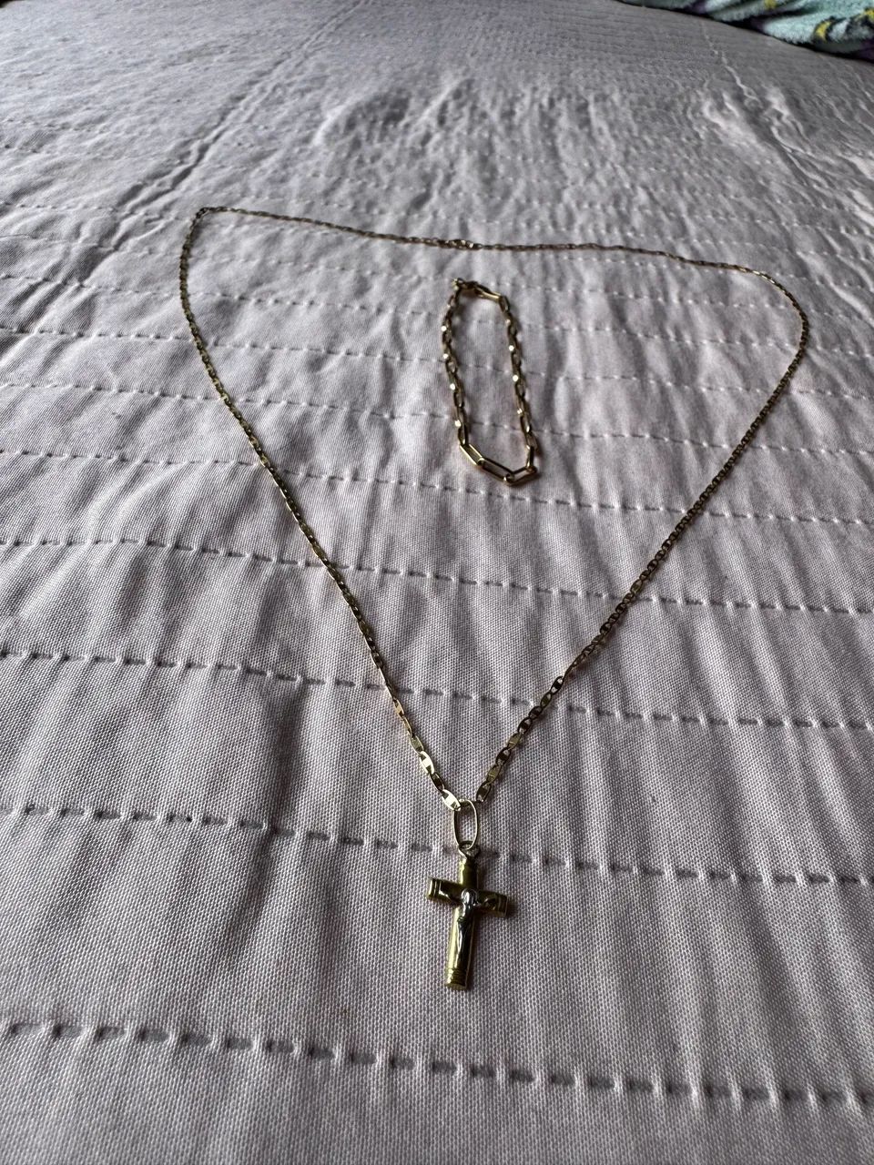 Colar e pulseira de ouro - Foto 2