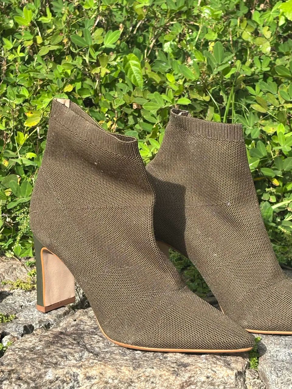 Bota Feminina Jorge Bischoff Knit Verde militar