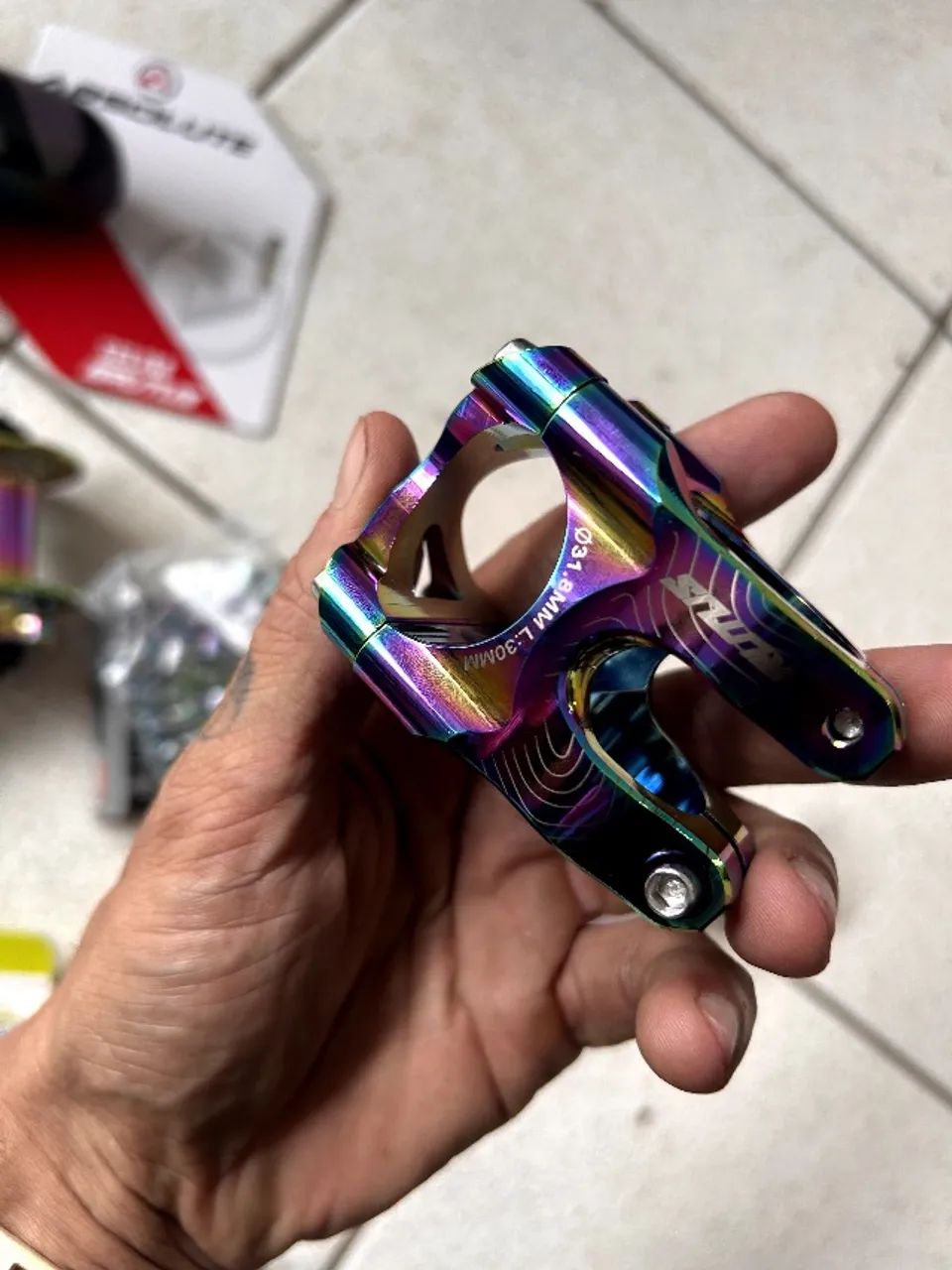 Pecas NOVAS de bicicleta wheeling e grau - Foto 3