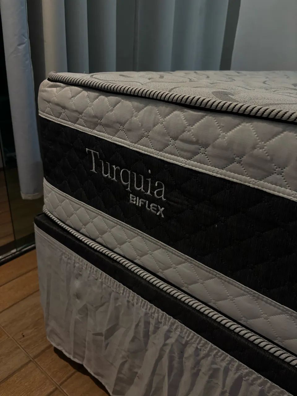 Cama Box Casal + Colchão Turquía Binflex - Nova! - Foto 3
