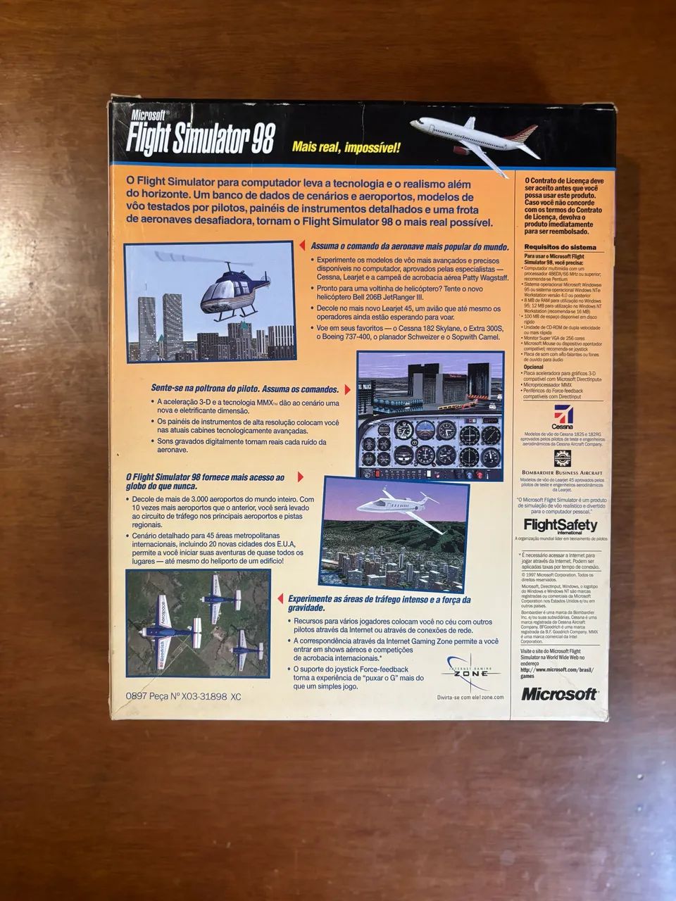 Flight Simulator 98 Microsoft Para PC BIG BOX - Foto 3
