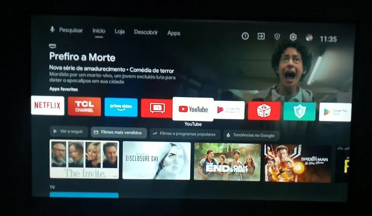 Tv TCL 32 com Android