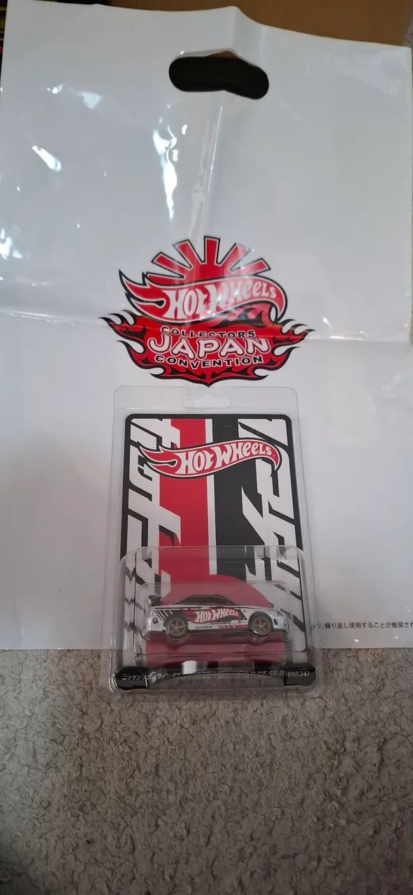 Hot wheels skyline GT-R R34 convenção Japão 2025 - Hobbies e