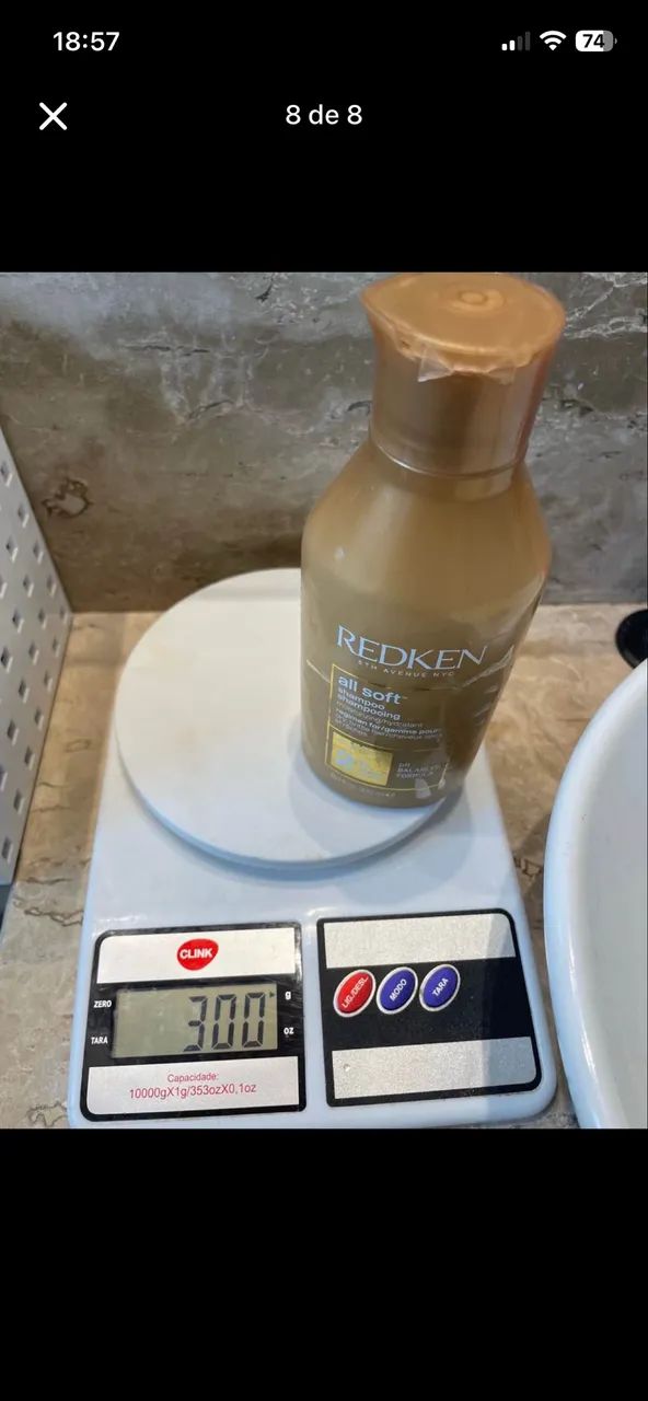 Kit redken all soft mega shampoo máscara condicionador 1 litro Kérastase - Foto 3