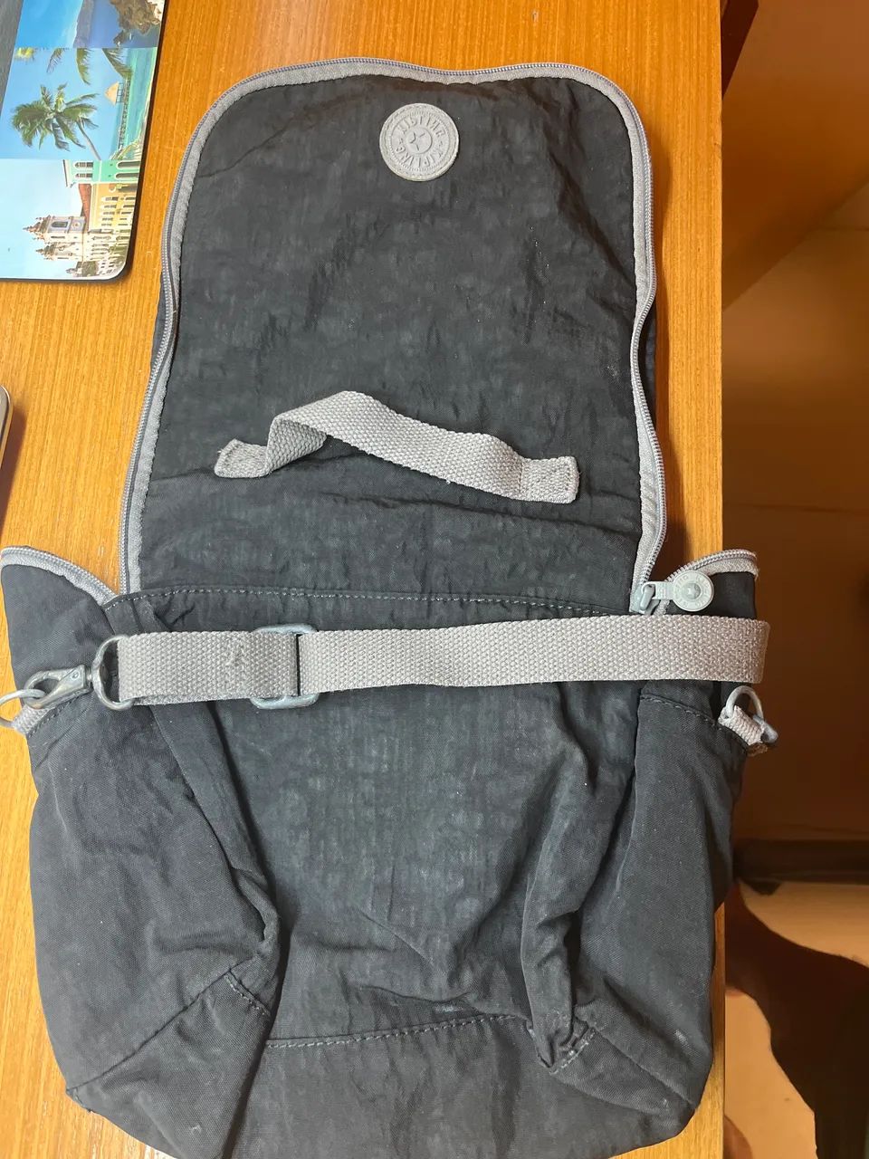 Lancheira Kipling preta. Original, comprada nos EUA - Foto 3