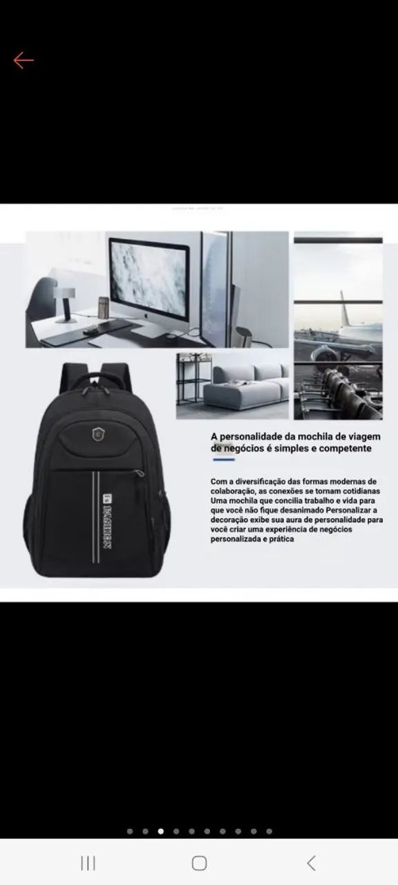 Mochila Reforçada Notebook  - Foto 5