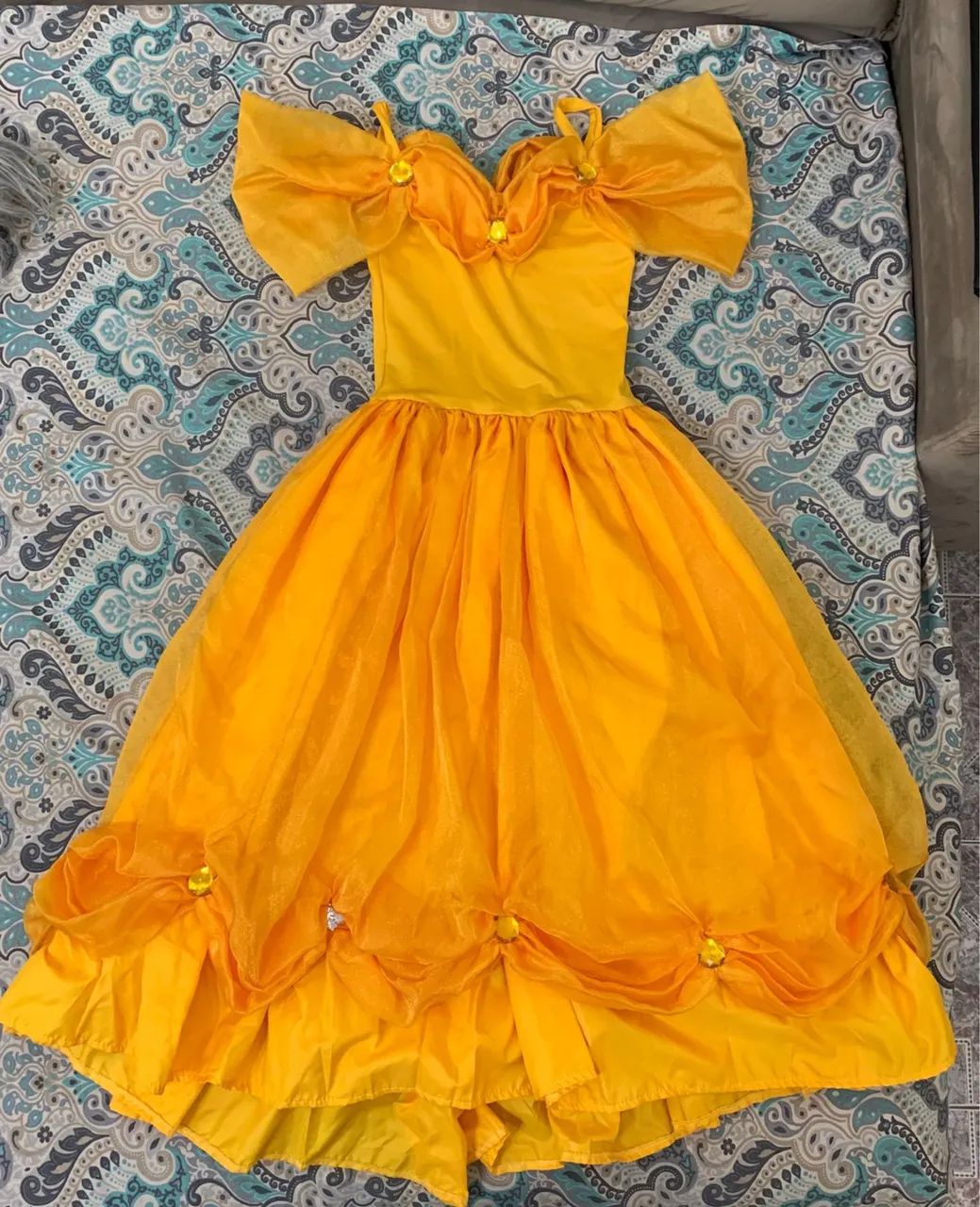 Fantasia Princesa Bela - A Bela e a Fera  - Foto 3