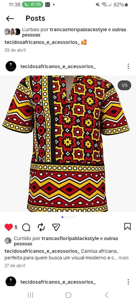 Camisas africanas  - Foto 4