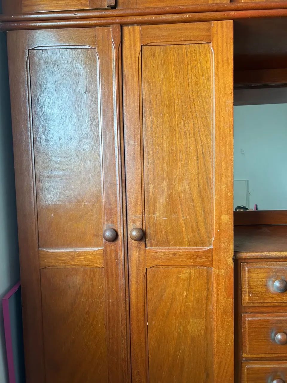 Guarda roupa de madeira  - Foto 5