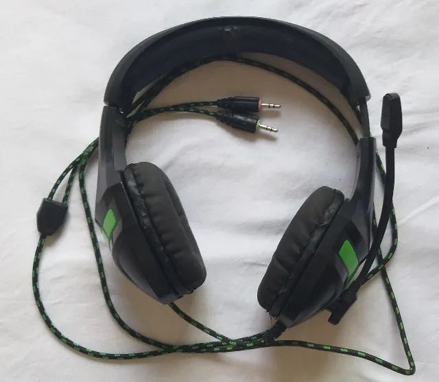 Fone de ouvido, headset gamer, (com defeito), multilaser, modelo warrior, cor preto - Foto 4