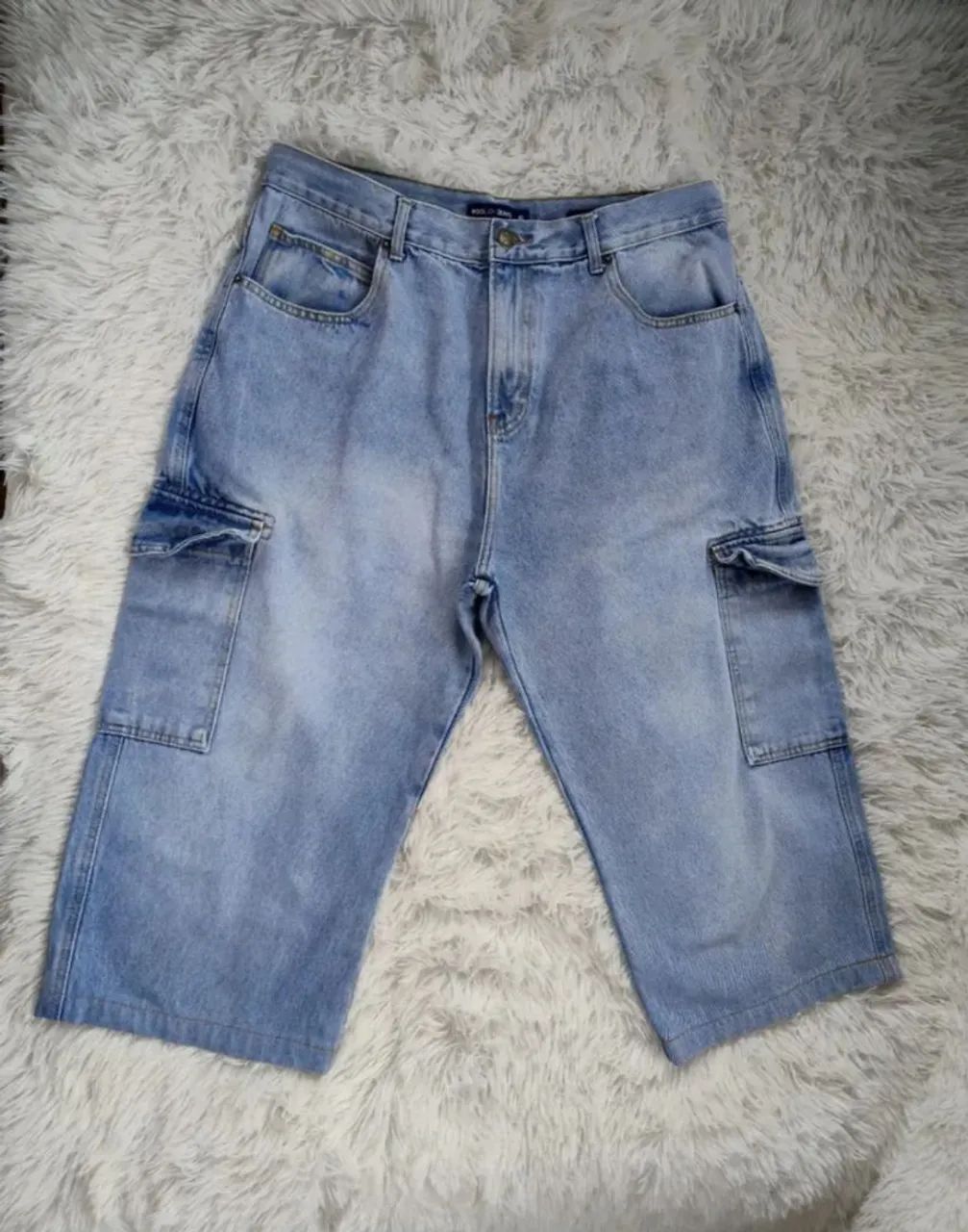 Bermuda Pool Jeans Wideleg 48  - Foto 2