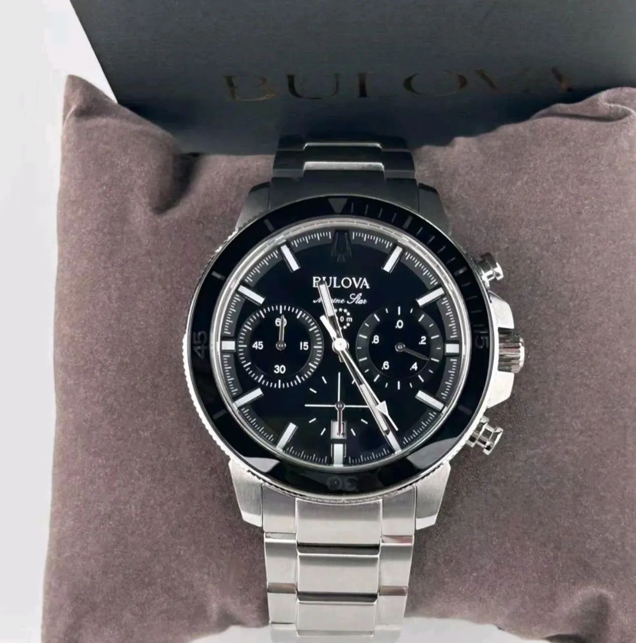 Bulova Marine Star Black Dial - Foto 4