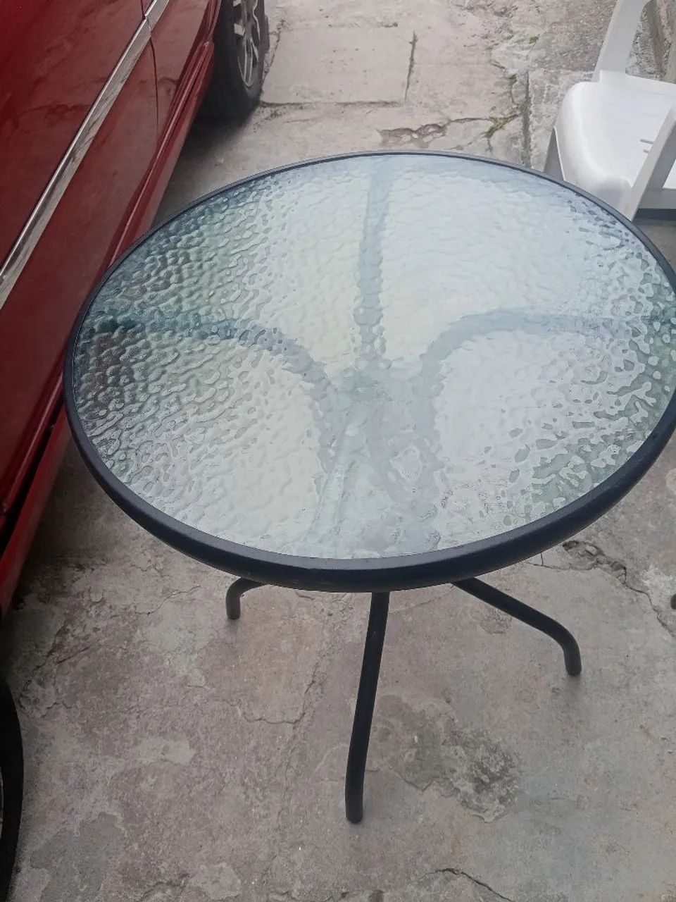Mesa de canto com tampo de vidro  - Foto 3