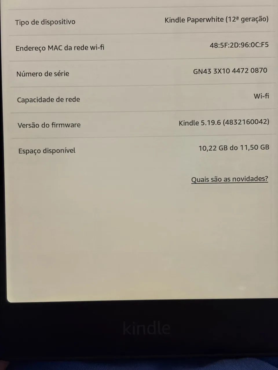 Kindle 12 geração paperwhite  - Foto 4