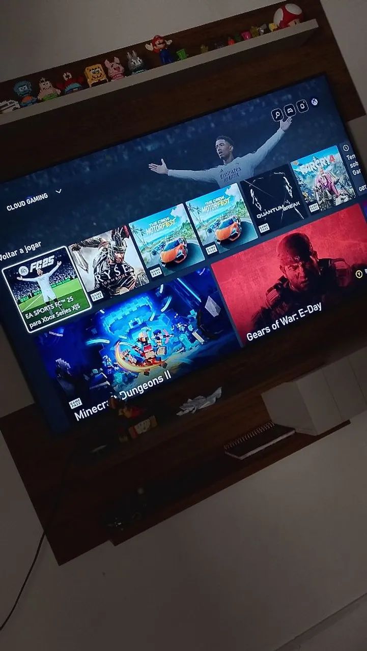 TV SAMSUNG 55 POLEGADAS 4K PERFEITA PARA JOGOS DIRETOS NA NUVEM,