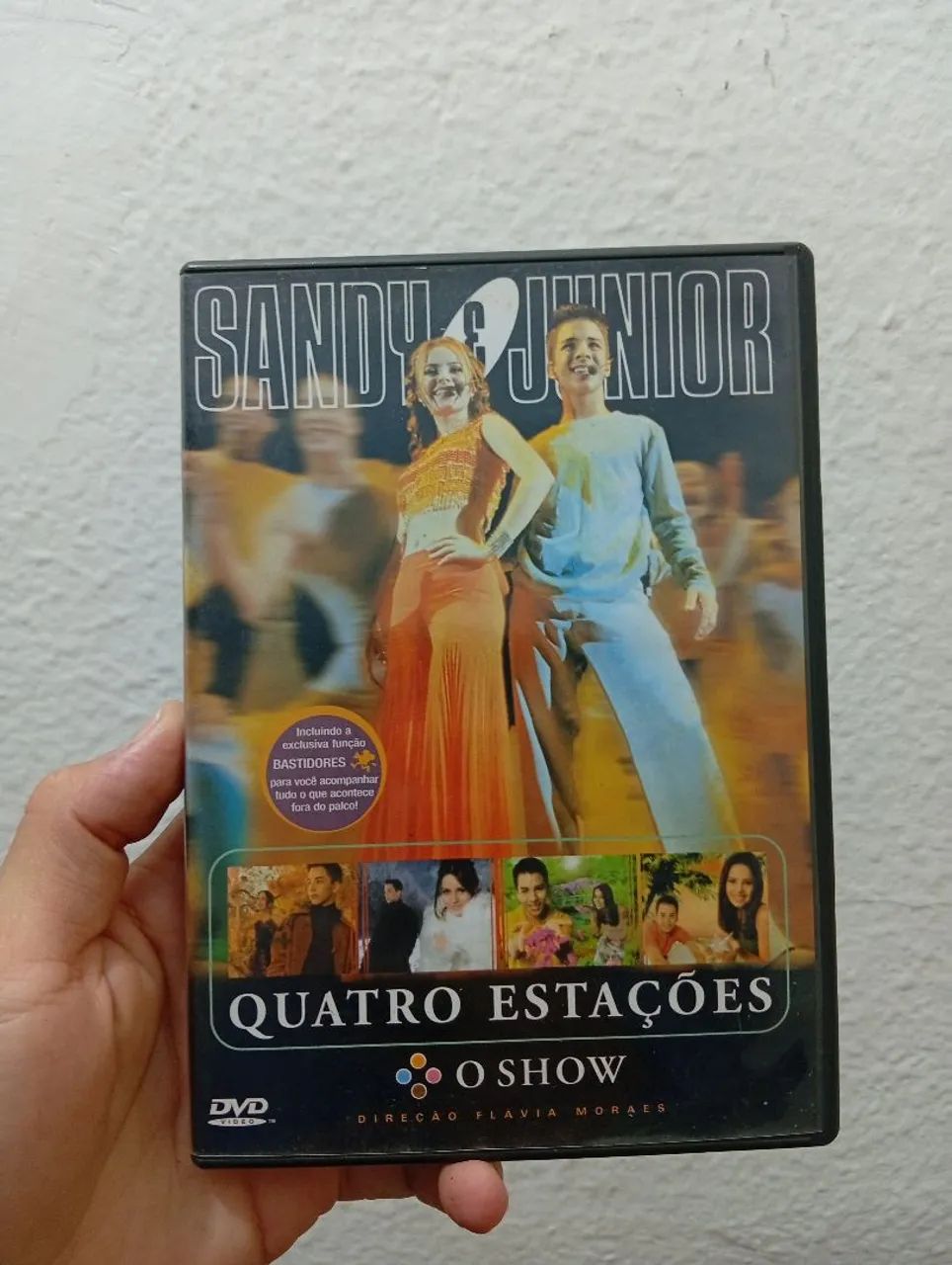 Dvd Sandy e Junior 4 estações em ótimo estado 
