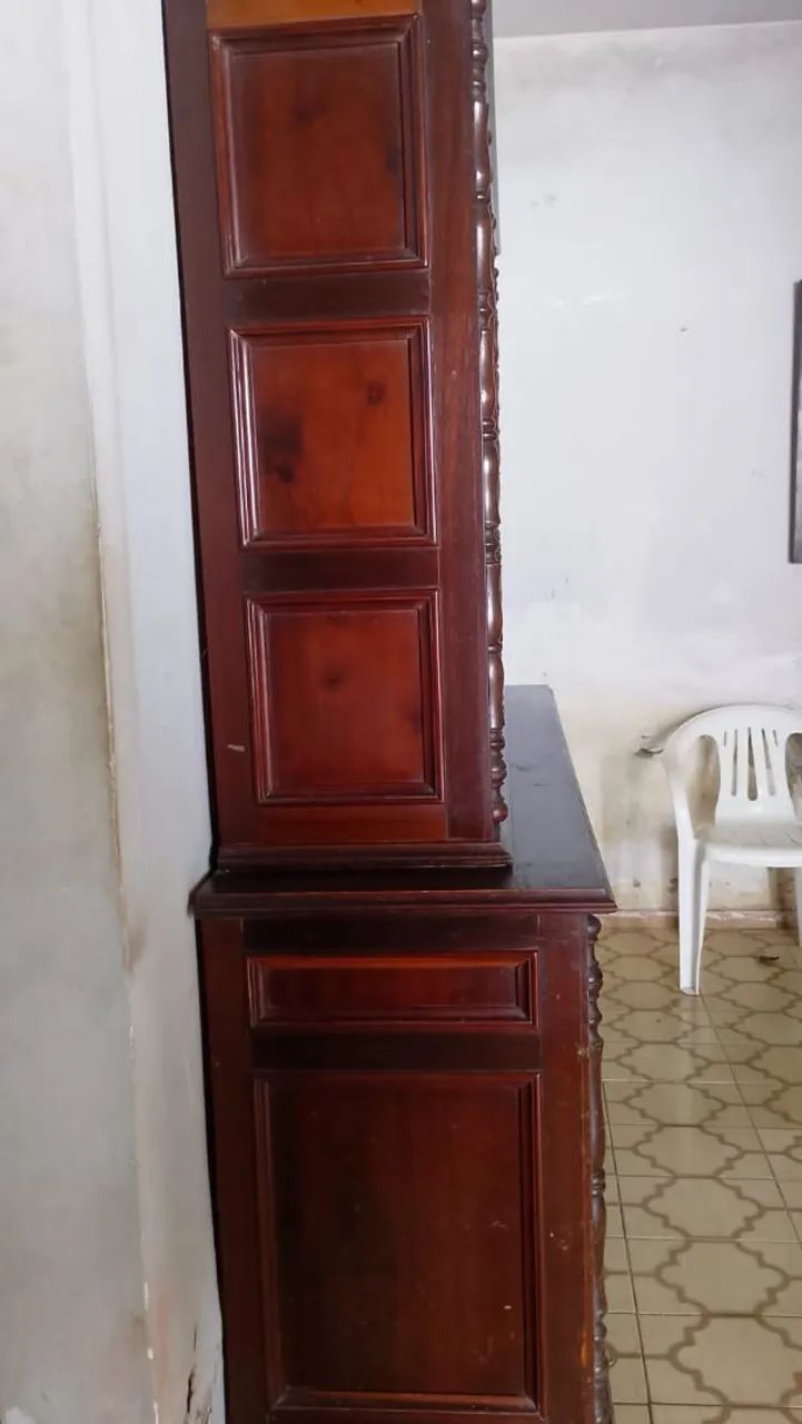 Arca buffet  colonial madeira maciça, antiquário  - Foto 5