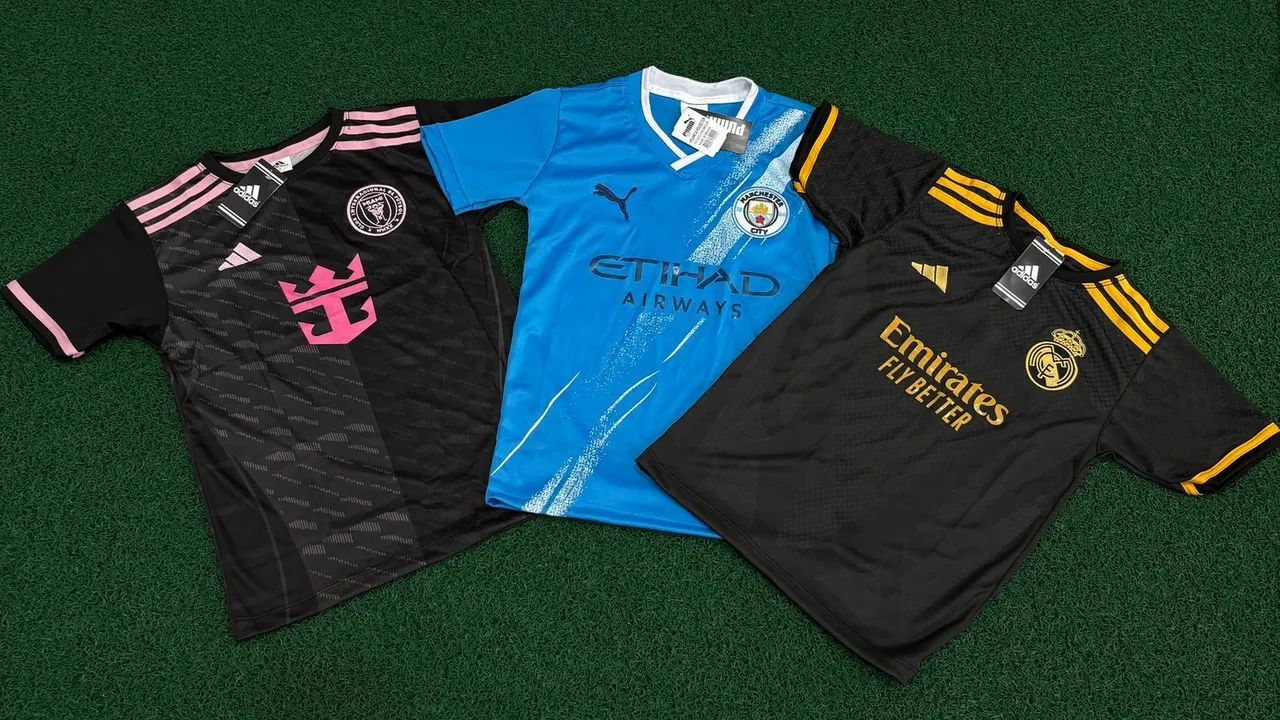 Camisa de time masculina e da seleção (ENTREGAR GRÁTIS)