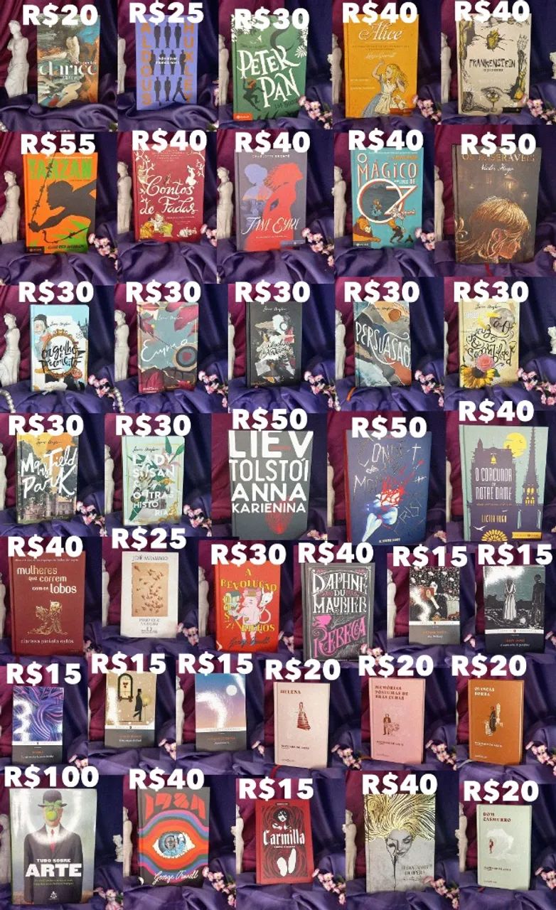 Livros Ficção Literatura Clássicos Romance Fantasia Capa Dura  - Foto 5