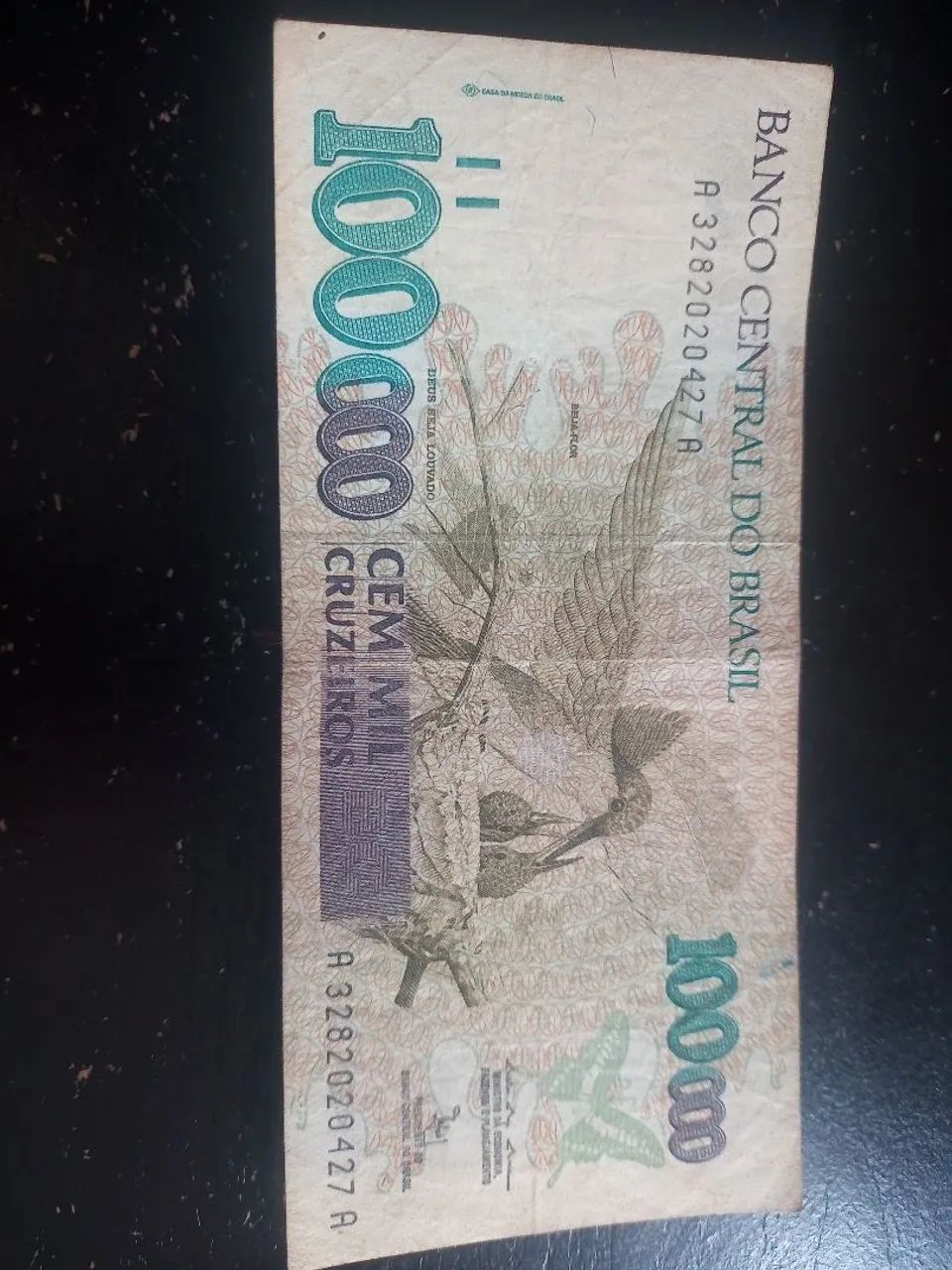 Cédula de 100000 cruzeiros