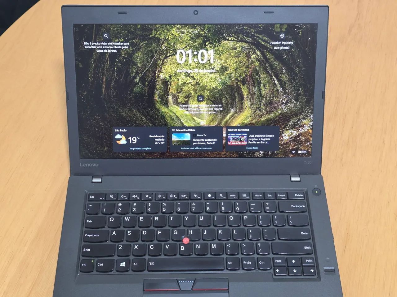 Notebook Lenovo Thinkpad T460 i5 6th 6300U 8gb Ram 256gb SSD - Tela 14" Full HD Touch - Foto 2