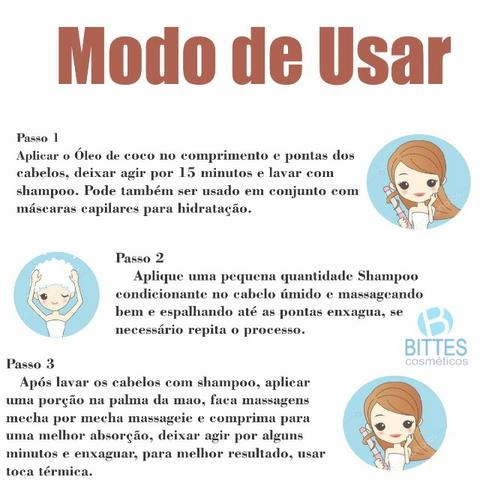 Cabelos Macios e Brilhantes com o Poder do Óleo de Coco Natubelly Sallon Max - Foto 2