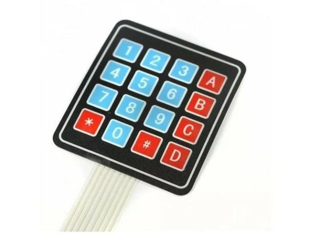 COD-AM39 Teclado Membrana Matricial 4x4 16 Teclas Keypad Arduino Pic Robotica - Foto 3
