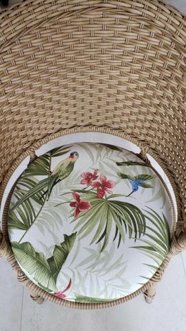 Conjunto cadeiras de varanda em vime - Foto 6