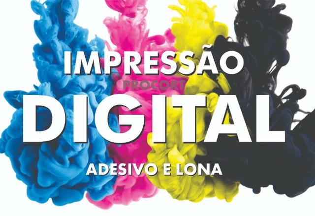 Impressão digital por M² , Lona 440g e adesivo brilho 0,8
