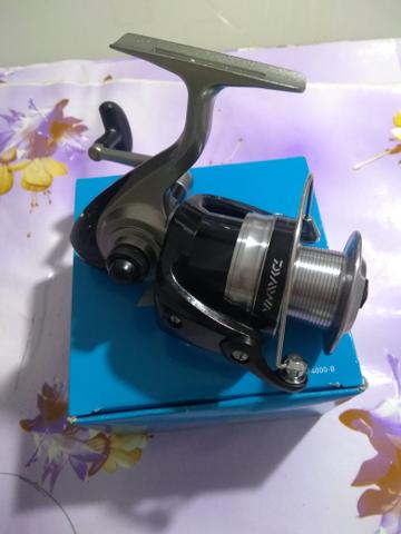 Molinete + linha multifilamento