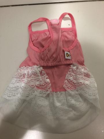 Vestido Pet Rosa - Novo - Foto 3