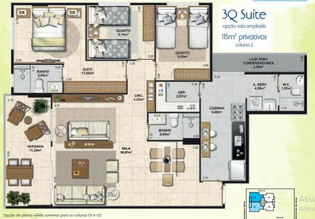 Oferta Apartamento e 3 qts Bella Augusta Residencial Lorenge (pronto para morar) - Foto 12
