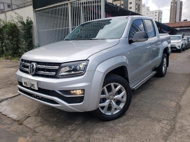 VW- amarok v6 Highline 3.0 4x4 18/18 aut. diesel prata - Foto 2
