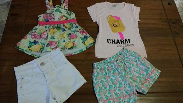 Roupas verão tamanho 4 - Foto 2