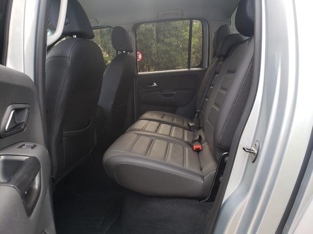 VW- amarok v6 Highline 3.0 4x4 18/18 aut. diesel prata - Foto 8