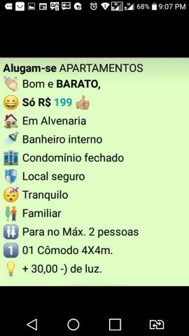 Aluga-se apartamento no 2°distrito (Bairro 15)