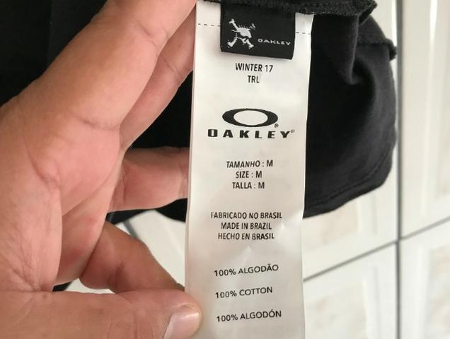 Camiseta Oakley Mod Overboard Tee Preta Original e Nova. (Tamanho: M) - Foto 5