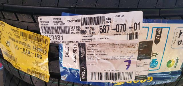 Pneus 205 /55 16 Goodyear novos com nf - Foto 5