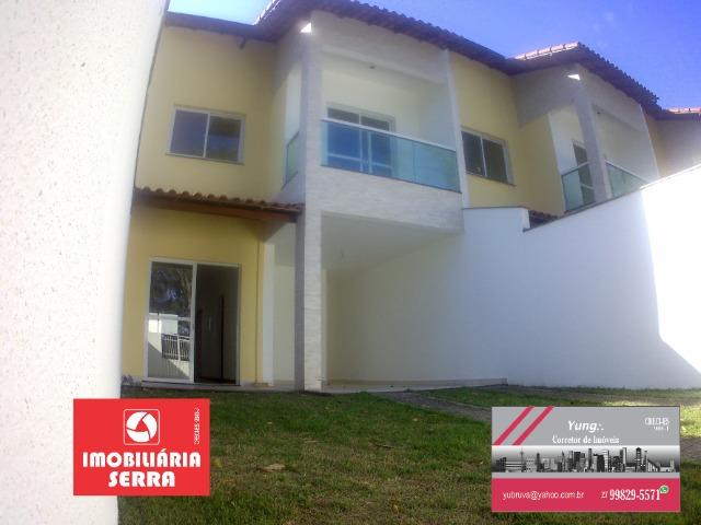Yun - 30 - Casa 03 quartos c/suíte duplex com quintal em morada de laranjeiras