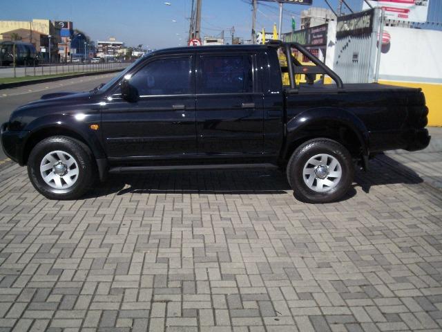 Mitsubishi L 200 Sport Hpe 4X4 C Dupla Preta Impecável - Foto 7
